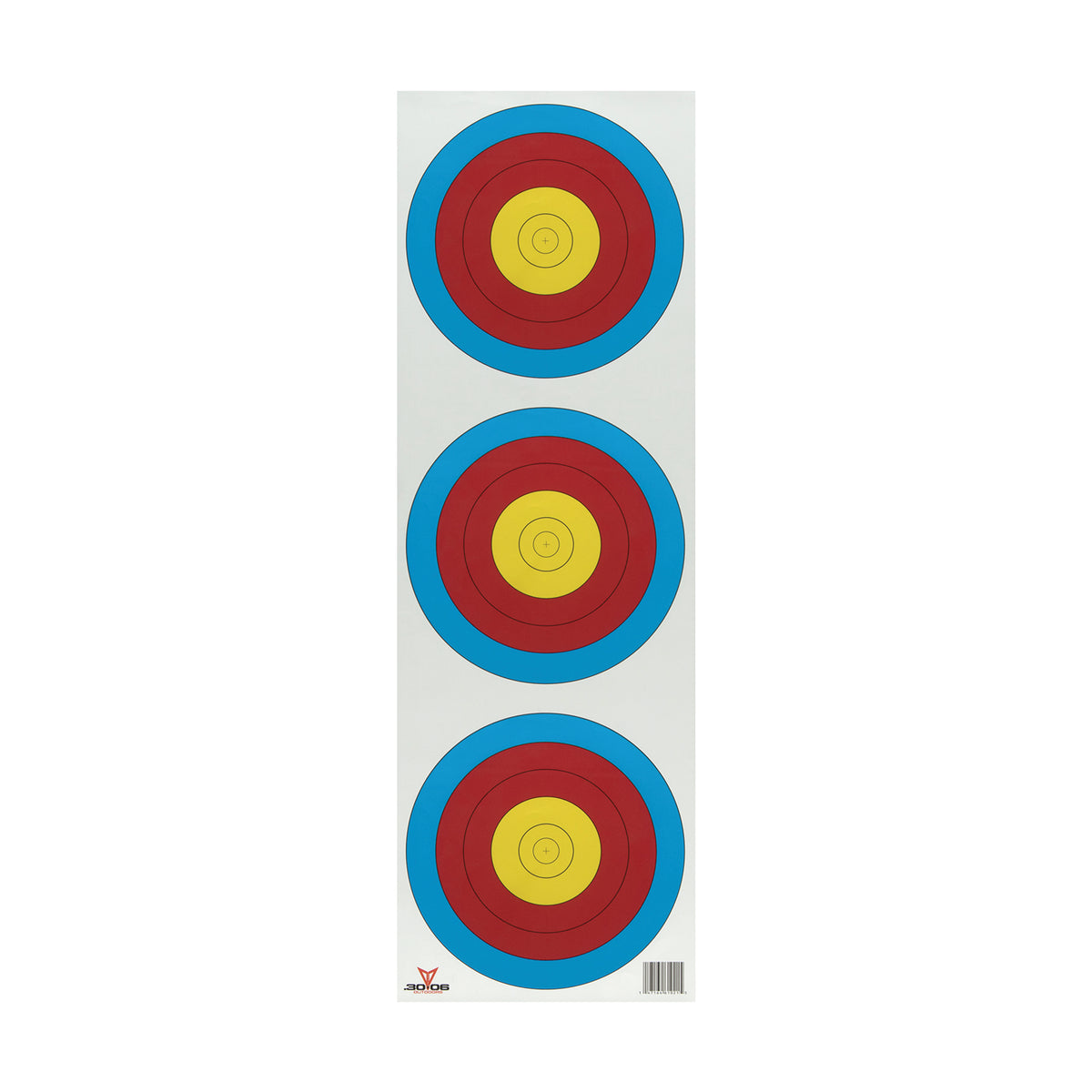 .30-06 Outdoors Vertical 3 Spot Paper Target 100ct