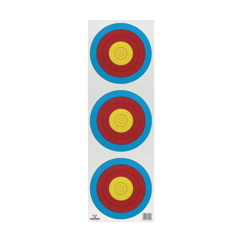 .30-06 Outdoors Vertical 3 Spot Paper Target 100ct