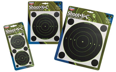 Birchwood Casey Shoot-N-C 3 inch Target Bulls-Eye 12 Sheet Pack