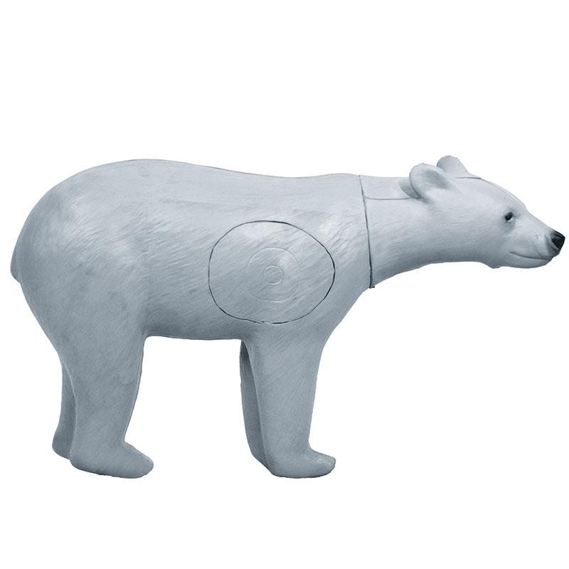 Real Wild 3d Walking Bear White With Ez Pull Foam