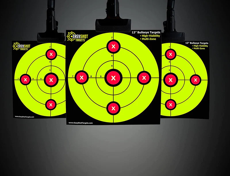 EZ Shot Yellow Bullseye Target | 13"x13"