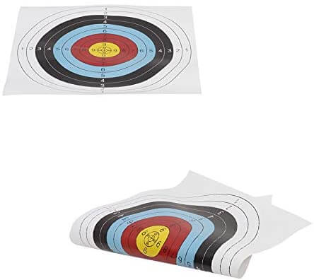 10Pcs Archery Paper, 40X40cm Round Targets Arrow Targets