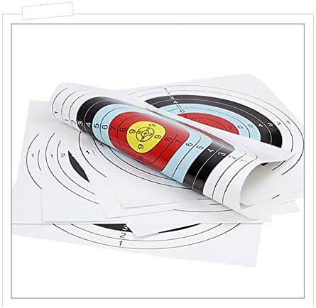 10Pcs Archery Paper, 40X40cm Round Targets Arrow Targets