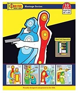 Hostage Paper Shooting Targets - 19" x 24" 10 Pack