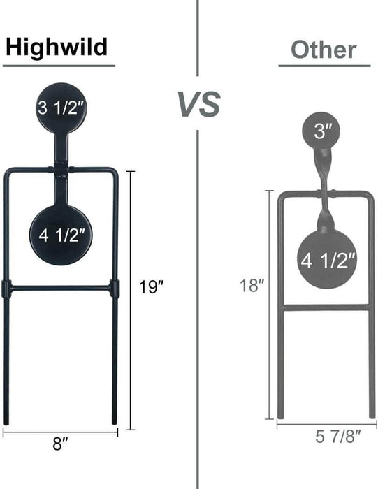 Double Spinner Shooting Targets — Targets Unlimited