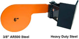 6" x 3/8" AR500 Dueling Tree Paddle Steel Target — image 2