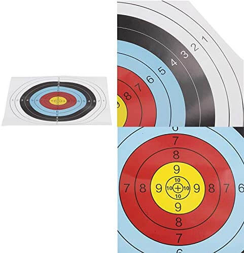 10Pcs Archery Paper, 40X40cm Round Targets Arrow Targets