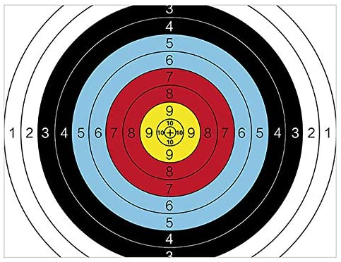10Pcs Archery Paper, 40X40cm Round Targets Arrow Targets