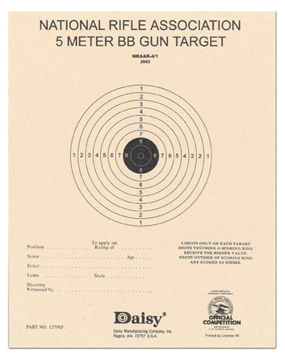 Shooting Bb Gun Targets