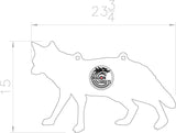 3/8" thick Animal Shapes AR500 Steel Targets — image 7