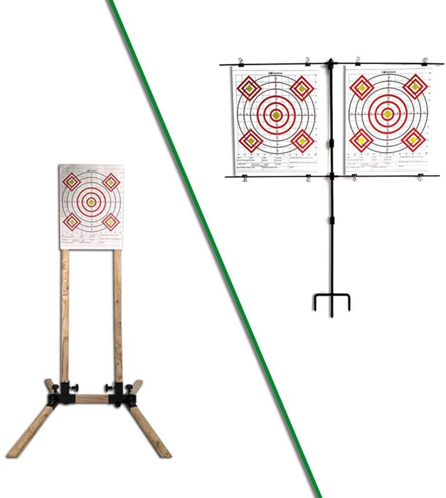 Clear Bullseye Targets Sheet for Shooting Practice
