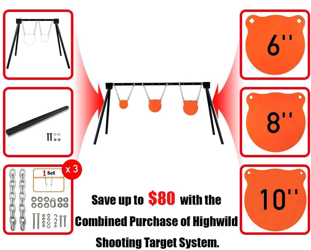 Highwild Steel Target Stand Complete Kit