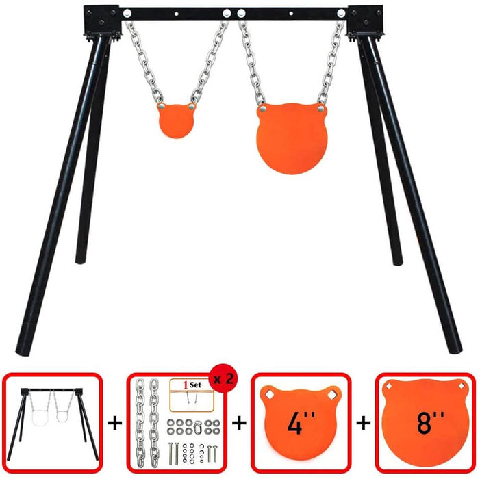 Target Stand AR500 Shooting Target System 2 Gong