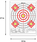 Clear Bullseye Targets Sheet for Shooting Practice — image 4