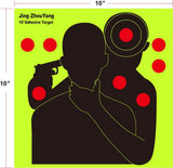 Reusable Adhesive Shooting Targets Bulk Value Pack, 10 x 10 inch — image 1