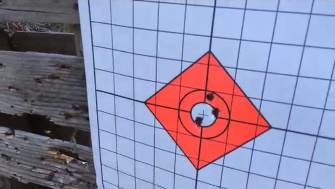 High Visibility Rifle Sight in Target with 1" Grids (25 Packs)