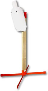 AR500 Rangetime Steel Target Silouhette 12x20x1/2" with 2x4 Stand — image 1