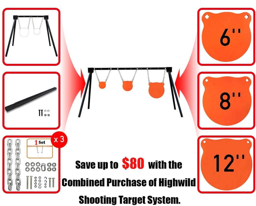 Highwild Steel Target Stand Complete Kit