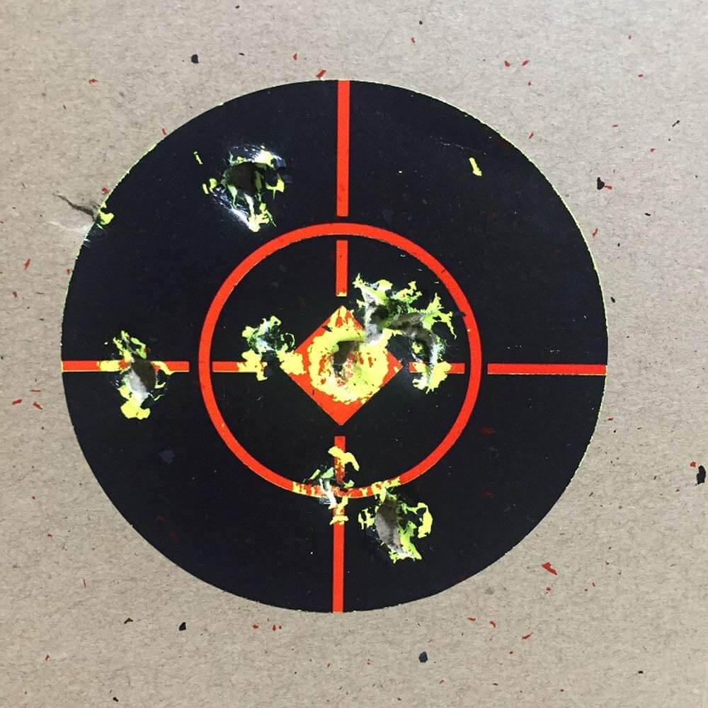 250pcs/Roll New 3 Inch Self-Adhesive Reactive Shooting Splatter Targets Stickers