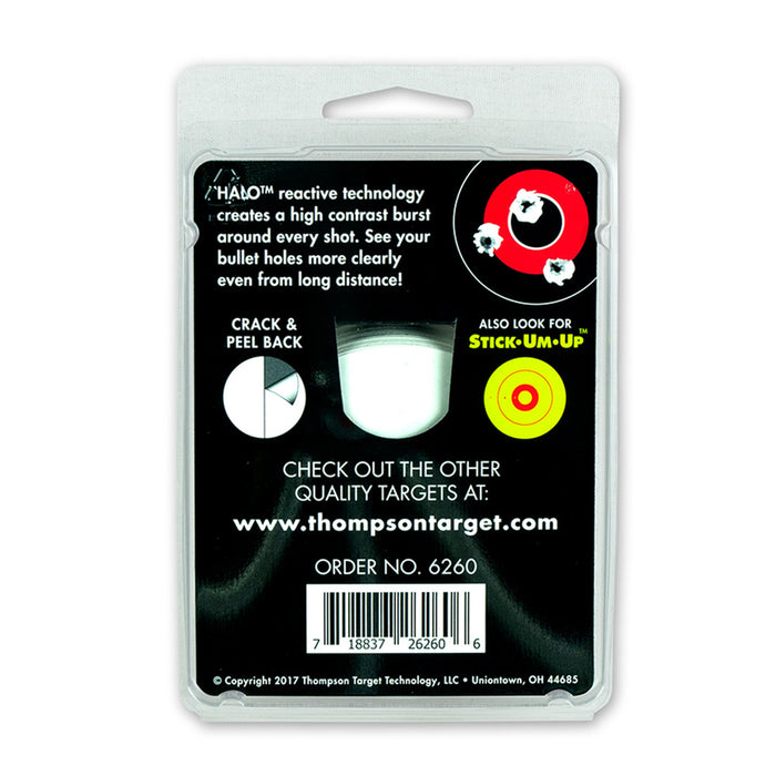 HALO Stick-Um-Up 3" Adhesive Reactive Targets | Re-Close Container (100 pack)