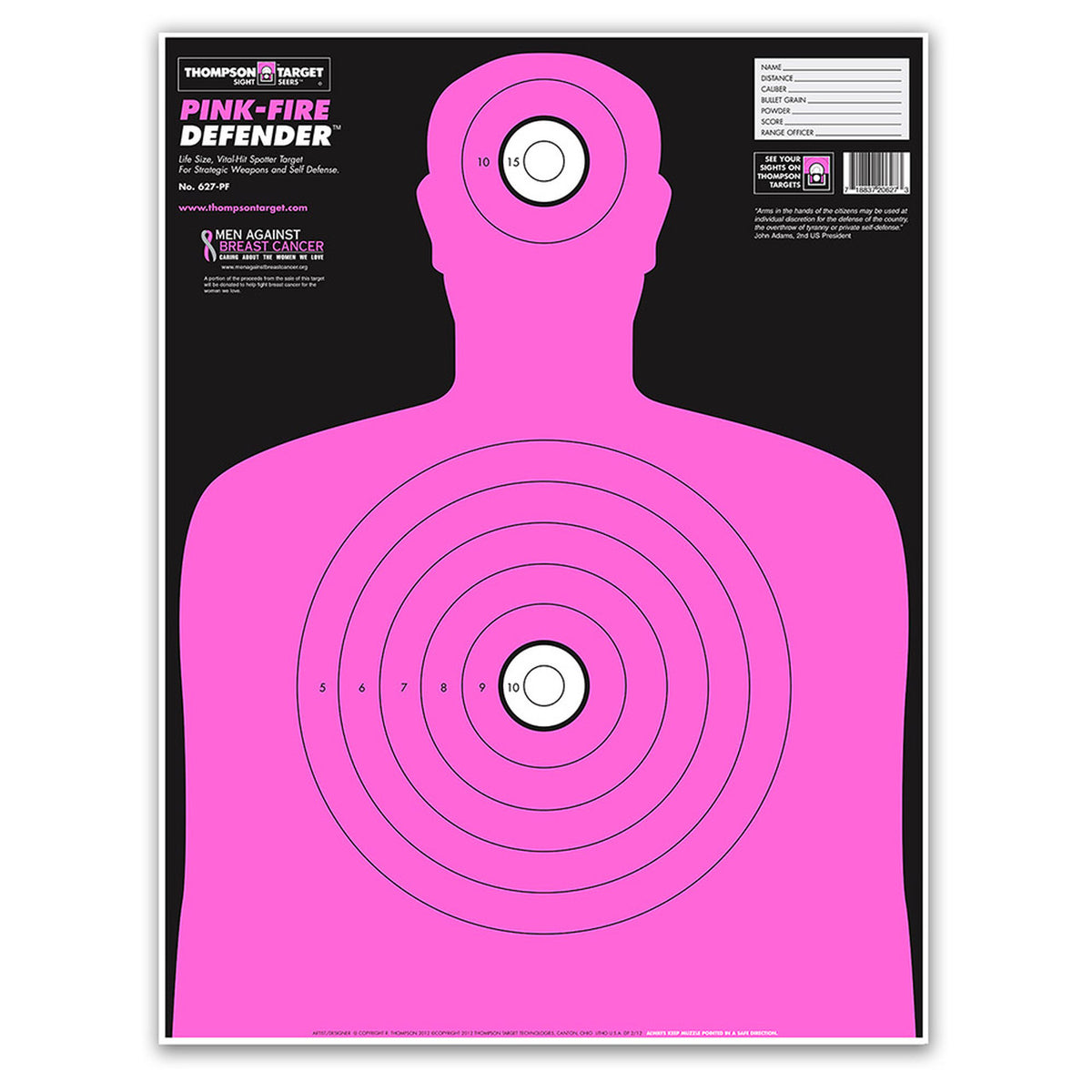 Pink-Fire Life Size Silhouette Training Targets - 19
