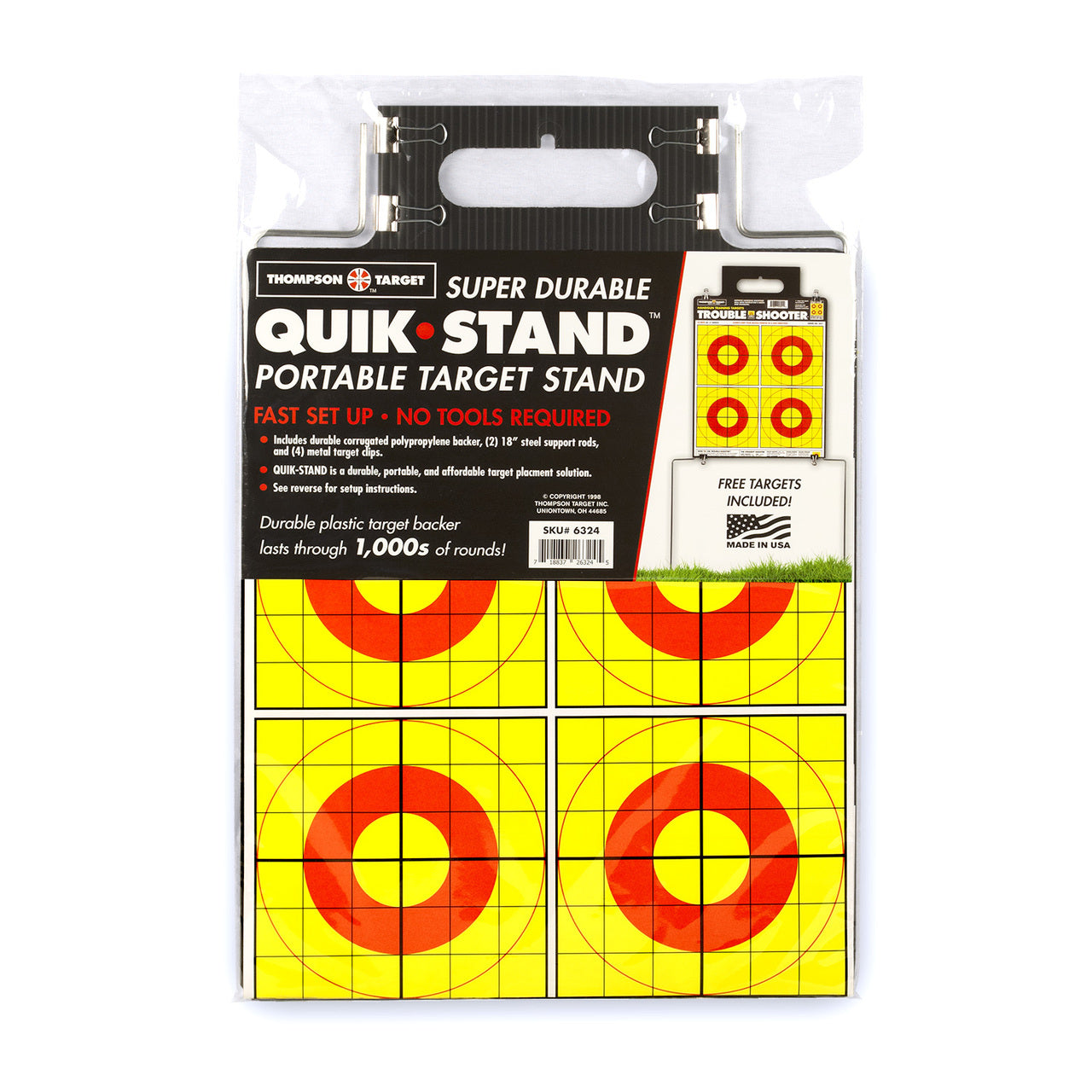 Quik-Stand Target Stand - Portable Re-Usable Durable