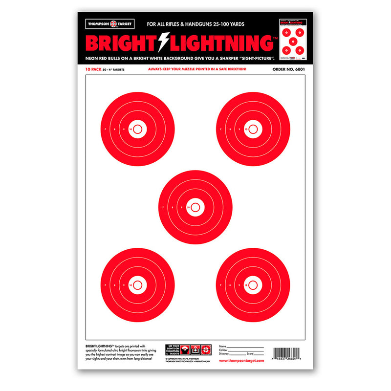 Bright Lightning 12.5"x19" Paper Shooting Targets