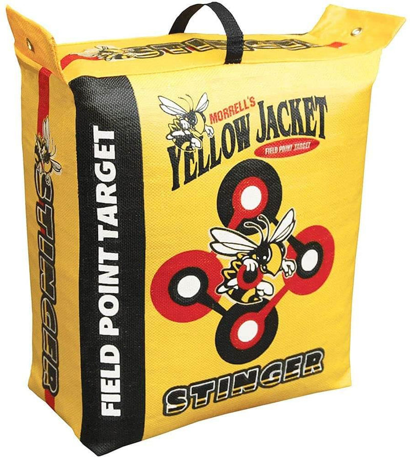 Morrell Yellow Jacket 19 Pound Portable Stinger Adult Field Point Archery Bag Target with 2 Shooting Sides