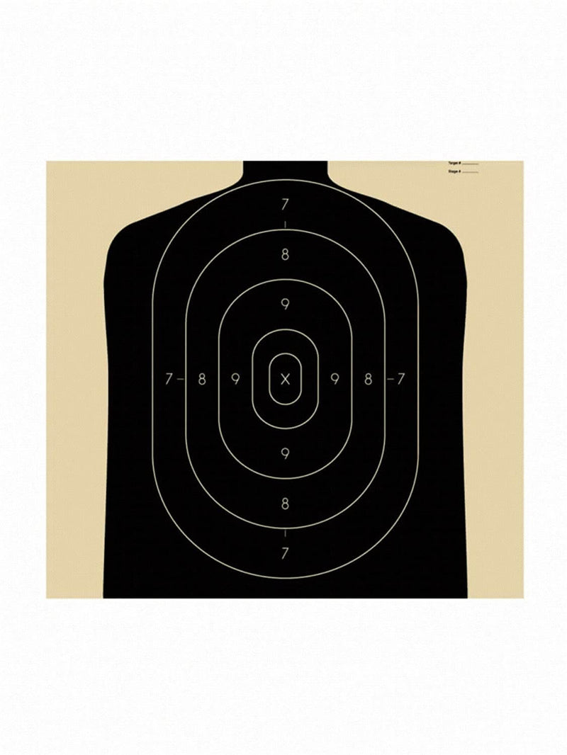 12" x 22" B-29 Police Silhouette Target