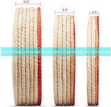 Traditional straw targets edge on in three thicknesses, labelled 3.9" and 2.3" — image 8