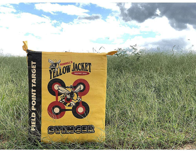Morrell Yellow Jacket 19 Pound Portable Stinger Adult Field Point Archery Bag Target with 2 Shooting Sides