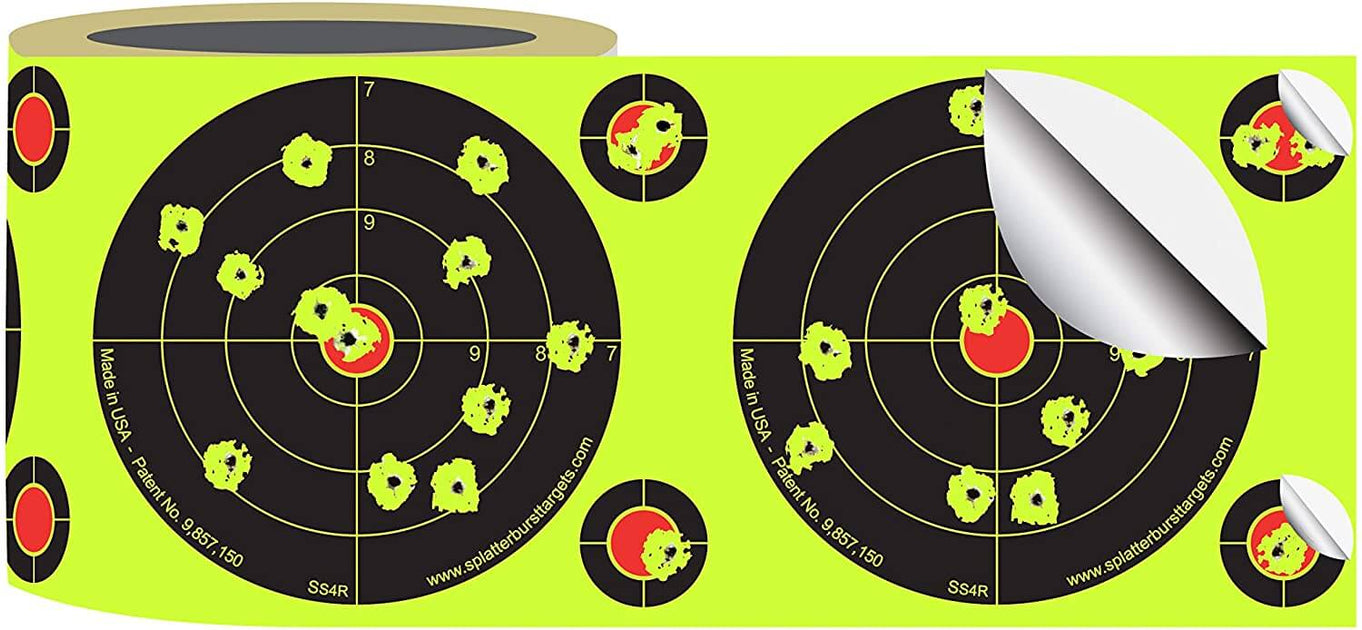 Splatterburst Targets - Roll of (200) 4 Inch — Targets Unlimited