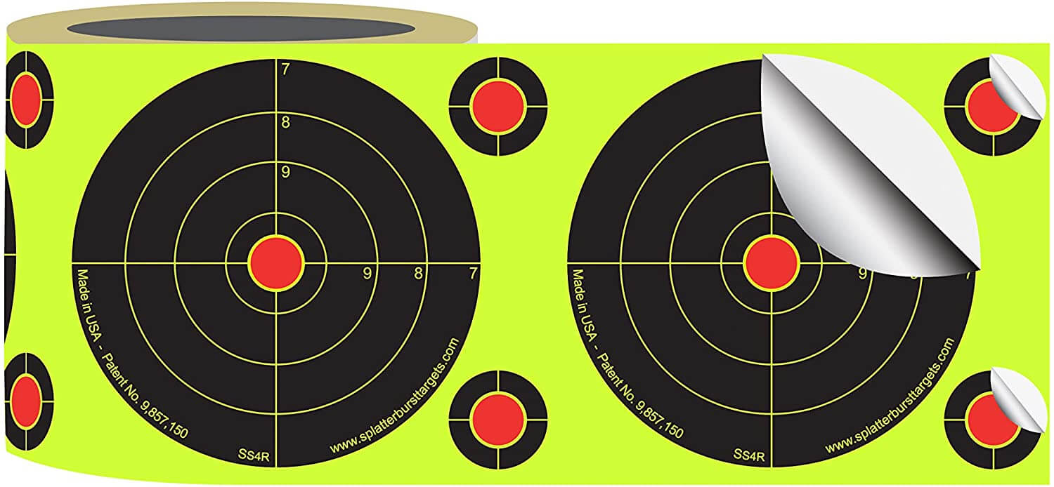 Splatterburst Targets - Roll of (200) 4 Inch – Targets Unlimited