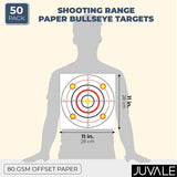 Shooting Range Paper Bullseye Targets — image 3