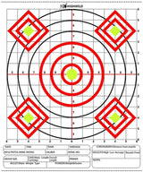 Clear Bullseye Targets Sheet for Shooting Practice — image 6