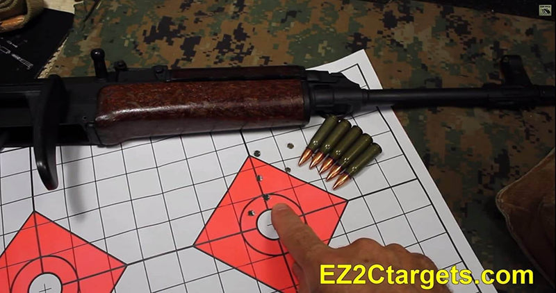 High Visibility Rifle Sight in Target with 1" Grids (25 Packs)