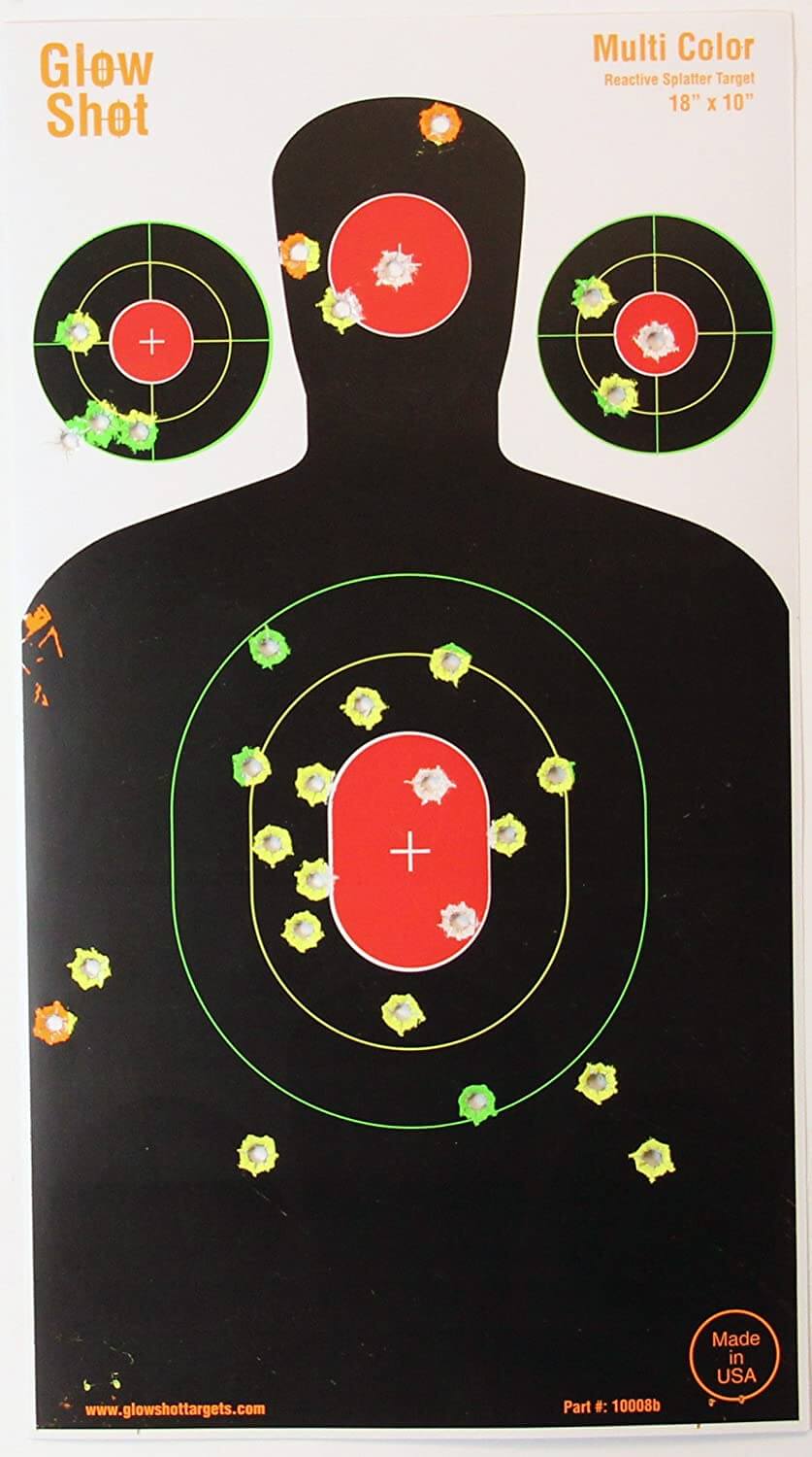 Multi-Color -GlowShot Silhouette Targets