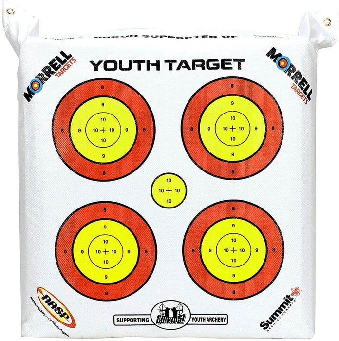 Lightweight Outdoor Portable Youth Kids Range NASP Field Point Archery Bag Target with 2 Sides and 4 Shooting Spots for 30 Pound Bows