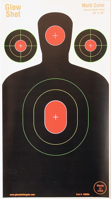 Multi-Color -GlowShot Silhouette Targets