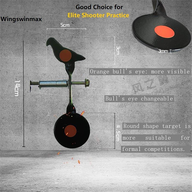 Screwed-Type Steel Plinking Target Bird