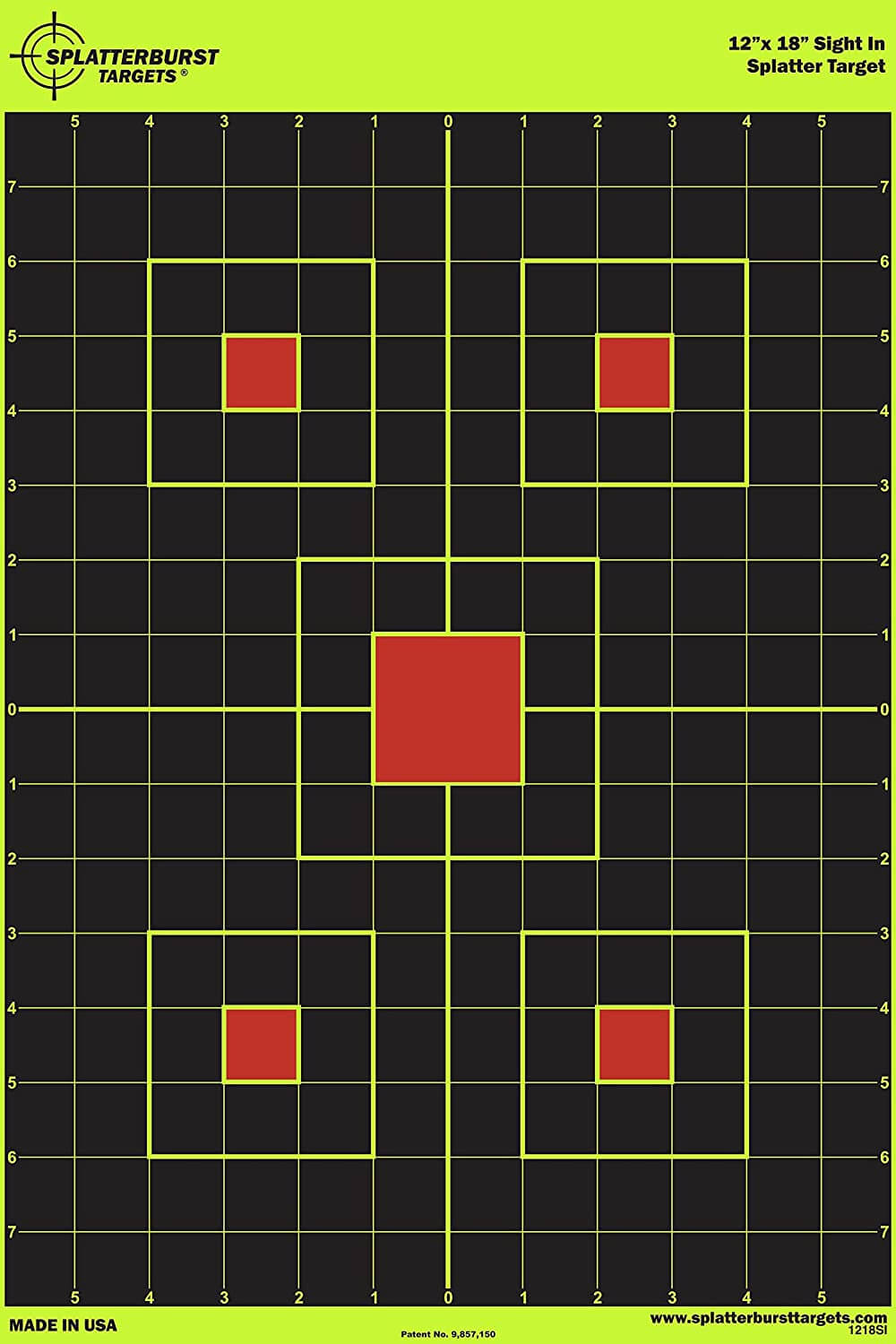 12"x18" Sight in Splatterburst Target