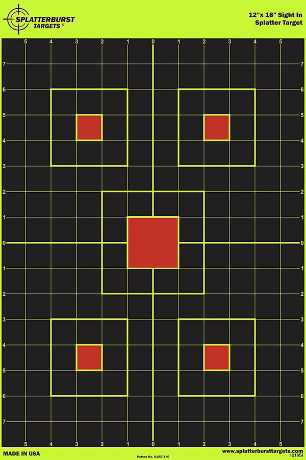 12"x18" Sight in Splatterburst Target