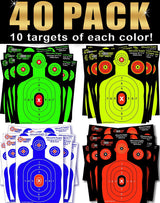 Heavy-Duty Fluorescent Silhouette Paper Sheets Targets — image 1