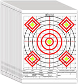 Clear Bullseye Targets Sheet for Shooting Practice — image 1