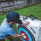 Lightweight Outdoor Portable Youth Kids Range NASP Field Point Archery Bag Target with 2 Sides and 4 Shooting Spots for 30 Pound Bows — image 7