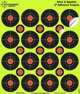 2 inch Stick & Splatter Self Adhesive Shooting Targets — image 2