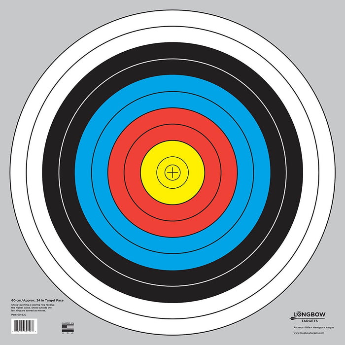 60 cm / 24 in Bullseye Archery and Gun Targets