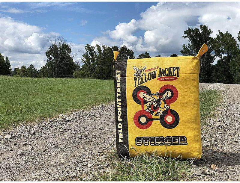 Morrell Yellow Jacket 19 Pound Portable Stinger Adult Field Point Archery Bag Target with 2 Shooting Sides