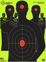 Triple Silhouette 18"x24" Shooting Target — image 1