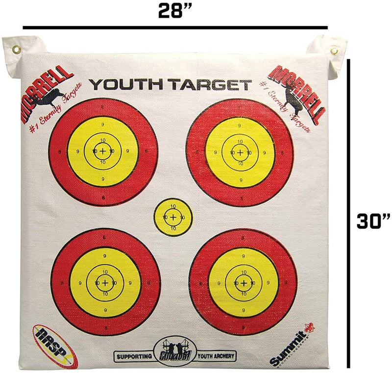 Lightweight Outdoor Portable Youth Kids Range NASP Field Point Archery Bag Target with 2 Sides and 4 Shooting Spots for 30 Pound Bows